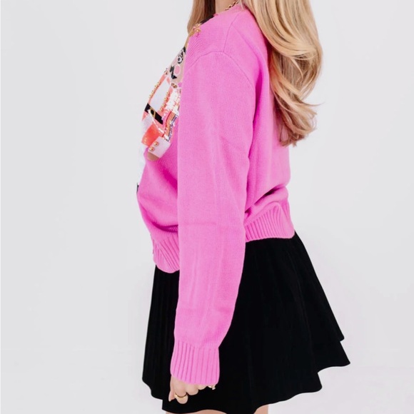 Queen Of Sparkles Pink Nutcracker Cardigan - Picture 9 of 9